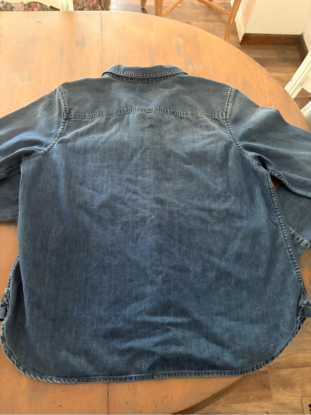 LL Bean NWT womens denim jean shirt top blouse - Picture 7 of 7
